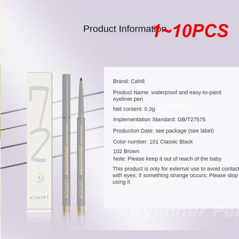 1~10PCS 72 Hours Without Discoloration Waterproof Colorful Eyeliner Pencil Can Provide Hours Of Waterproof The Upper Eye Line