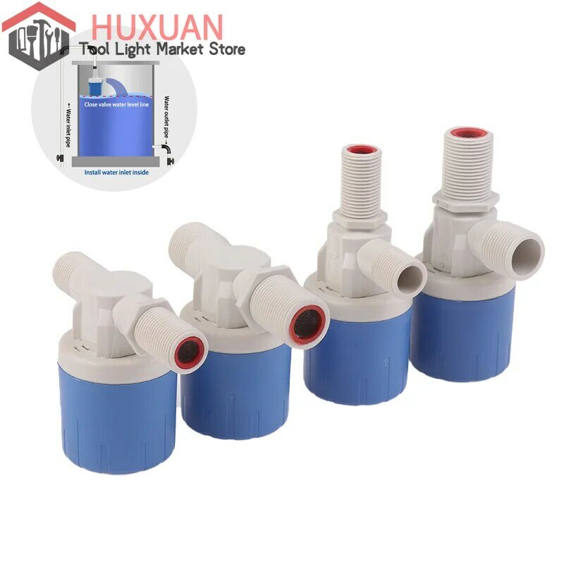1PC Easy To Install And Remove Efficient And Convenient Side/Top Feed 1/2" 3/4" Automatic Float Valve Water Level Control Device