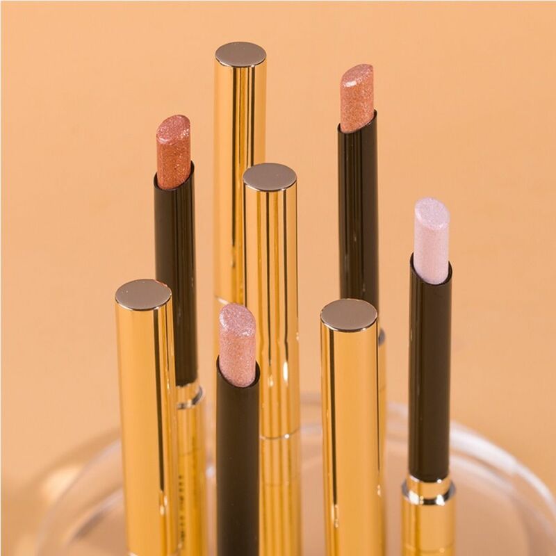 Glatte Lidschatten Stick bunte wasserdichte cremige Augen Make-up-Tools natürliche langlebige Lidschatten Stift Mädchen