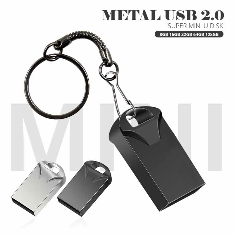 Unidad Flash USB Mini 2,0 de alta velocidad, 8GB, 16GB, 32GB, 2,0, 64GB, 128GB, 2,0