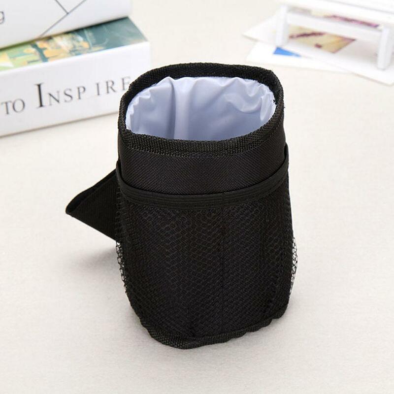 Practical Black Universal Water Proof Baby Stroller Cup Holder Stroller Accessory Pram Bottle Holder Drink Cup Holder Pocket