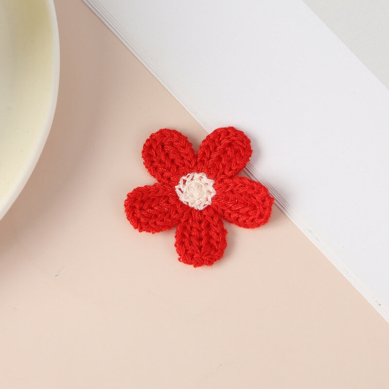 30 pz Mini fiore artificiale coreano piccole margherite fiorellino pezzi fai da te all'ingrosso tornante scarpe borsa accessori testa di fiore