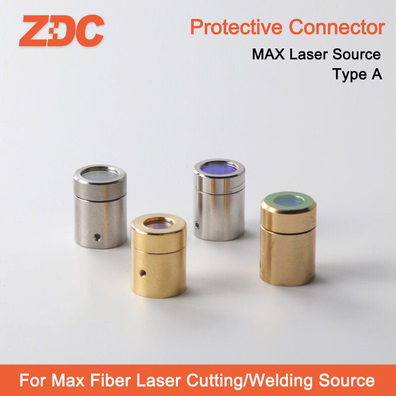 Max Laser Originele 2-6KW Output Beschermende Connector Lens Groep D12.8H9.4mm Beschermende Windows Voor Max Fiber Laser Bron