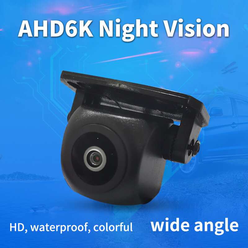 1 szt. 180 stopni obiektyw typu rybie oko auto uniwersalne AHD 1080P tylna kamera do parkowania Starlight noktowizor akcesoria samochodowe