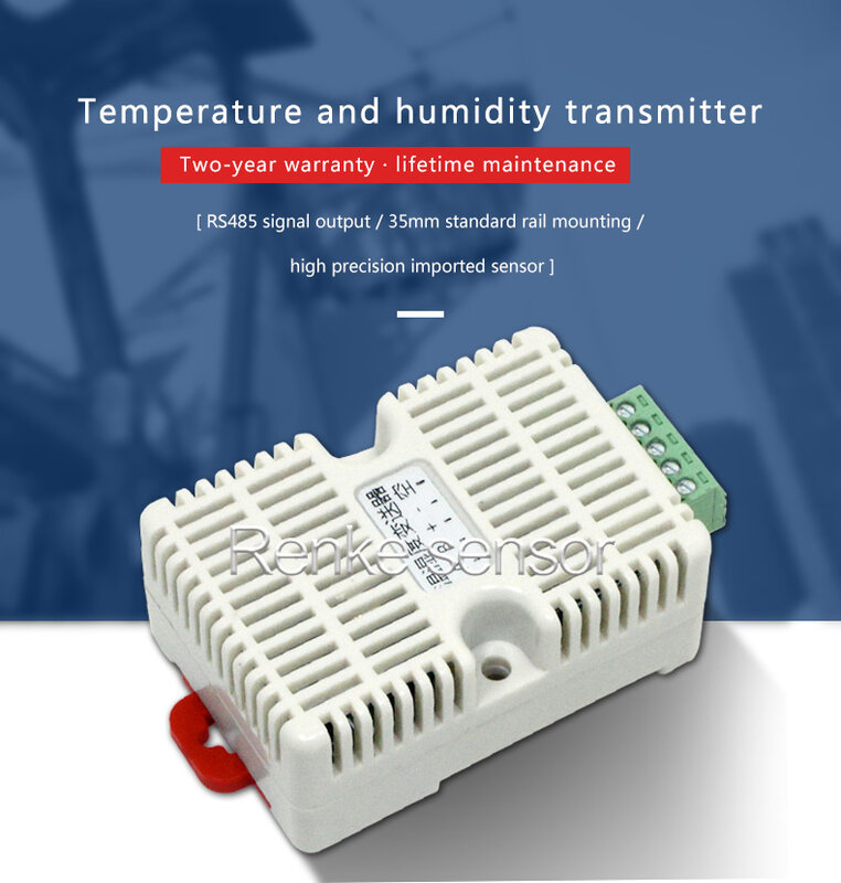 Temperatura e Umidade Sensor Module, RS485