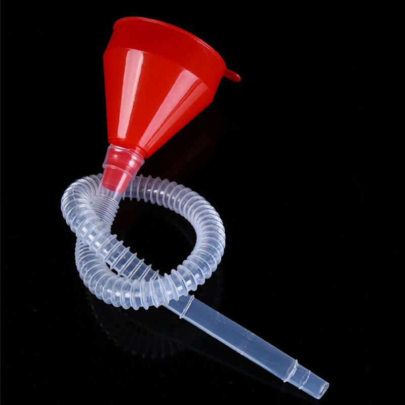 Plastic funnel long tube oil leak Separating funnel with tube Convenient environmental protection small funnel lengthened