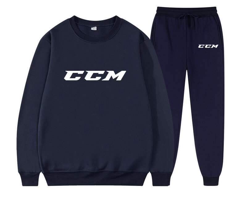 ชุดวอร์ม2ชิ้นเสื้อสวมหัวแขนยาว + กางเกงขายาวใส่วิ่งสำหรับผู้ชายชุดวิ่งฟิตเนสซีซีเอ็มสำหรับนักกีฬาฤดูหนาว2024