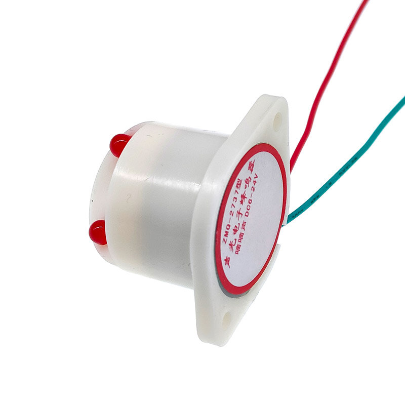 Minitype-Alarme eletrônico contra roubo, som e luz, som sonoro, dispositivo de aviso de alto decibel, ZMQ-2737, DC 6-24V, IP54