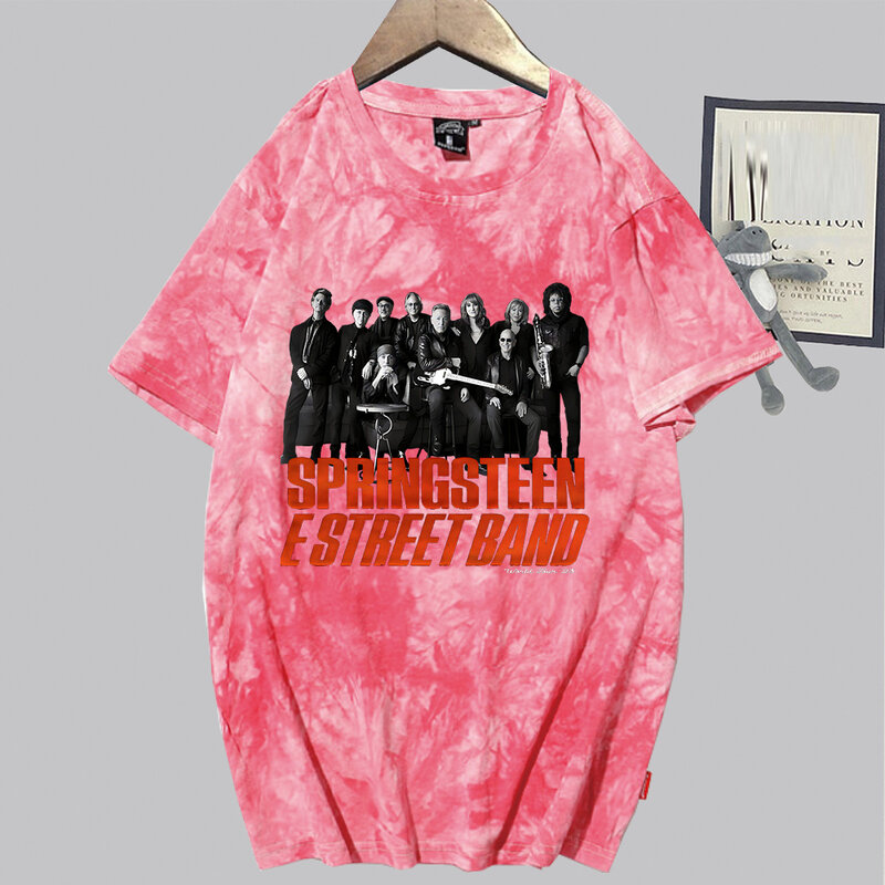 E STREET BAND ANNOUNCE 2023 T Shirt E STREET BAND Merchandise Merch Oversize Shirt Tie Dye Unisex Fans