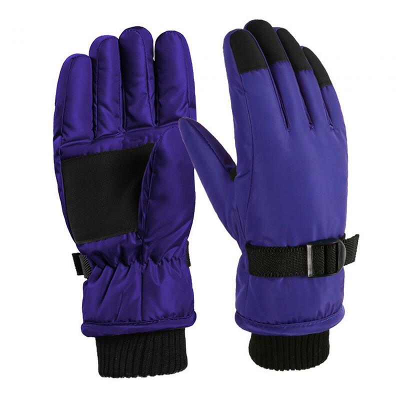 Детские зимние перчатки, внутренние плюшевые перчатки, перчатки для холодной погоды, снега, лыж, перчатки для детей, девочек, мальчиков, Велоспорт, бег, сноуборд