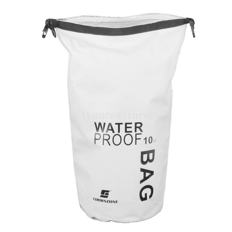 2/5/10/15/20L impermeabile Dry Bag Pack Sack nuoto Rafting kayak River Trekking galleggiante Canoing canottaggio Water Bag