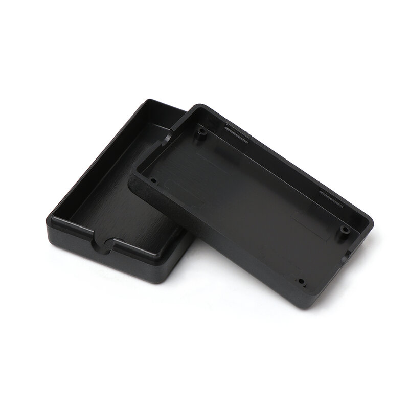 جديد 2 قطعة أسود مقاوم للماء لتقوم بها بنفسك الإسكان أداة صندوق ABS البلاستيك علبة توزيع إلكترونيات حقيبة للتخزين الضميمة صناديق اللوازم الإلكترونية