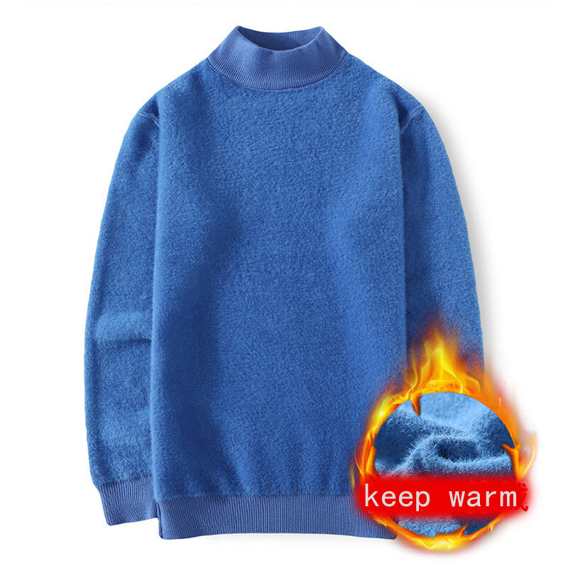 Maglione invernale per uomo più velluto 2022 nuovi arrivi spesso tenere in caldo studente maschio Pullover lavorato a maglia ragazzi adolescenti vendita calda M07