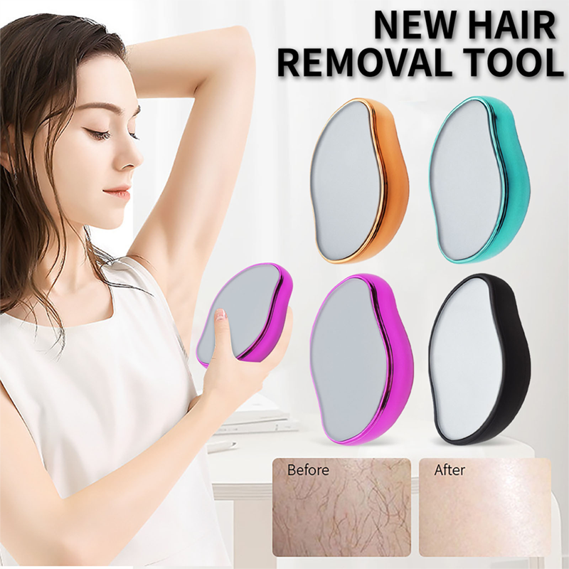 Cristallo capelli Eraser fisico indolore facile pulizia riutilizzabile rimozione dei capelli corpo bellezza depilazione trucco pennelli epilatori