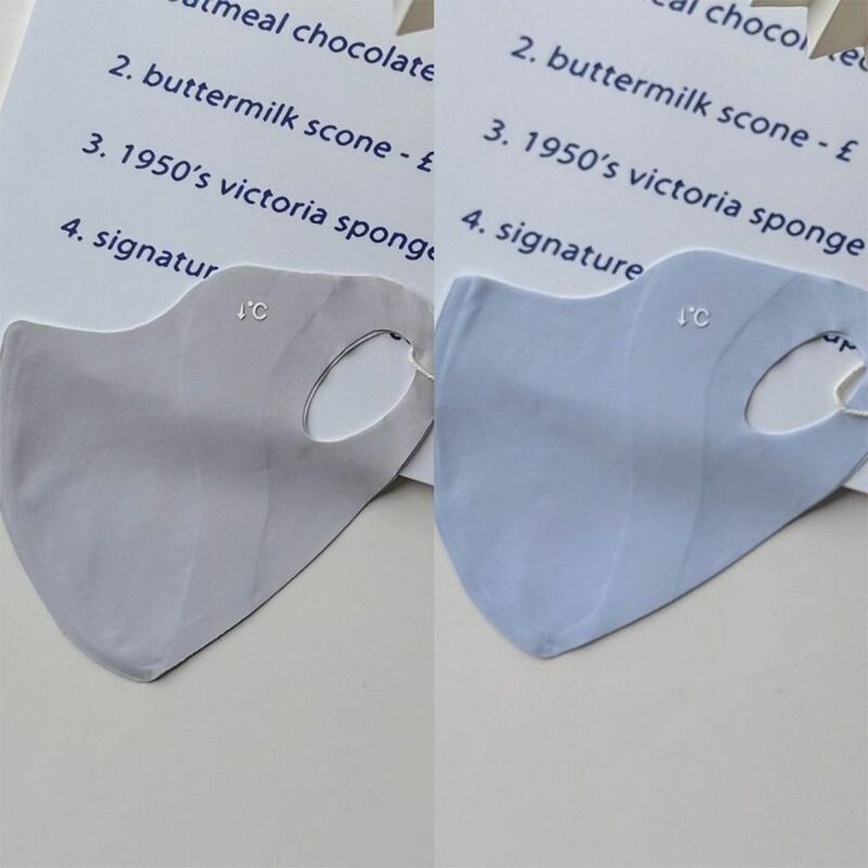 Multicolor Ultraviolet-Proof Gezichtsmasker Cadeau Ijs Zijde Dun Sportmasker Verstelbare Ademende Uv-Resistente Gezicht Sjaal