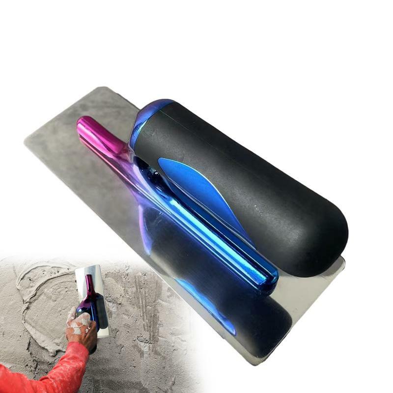 Flat Finishing Trowel Concrete Finishing Trowel With Colored Handle Durable Concrete Finishing Trowel Plaster Finishing Trowel