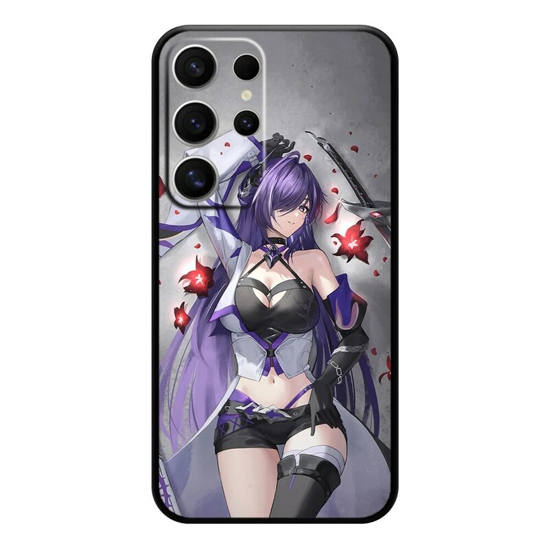 Acheron-Honkai Star Rail Character Phone Case para Samsung Galaxy, S24, S23 Ultra, S22 +, S21, FE, S20, A54, Note20Plus, 5 estrelas