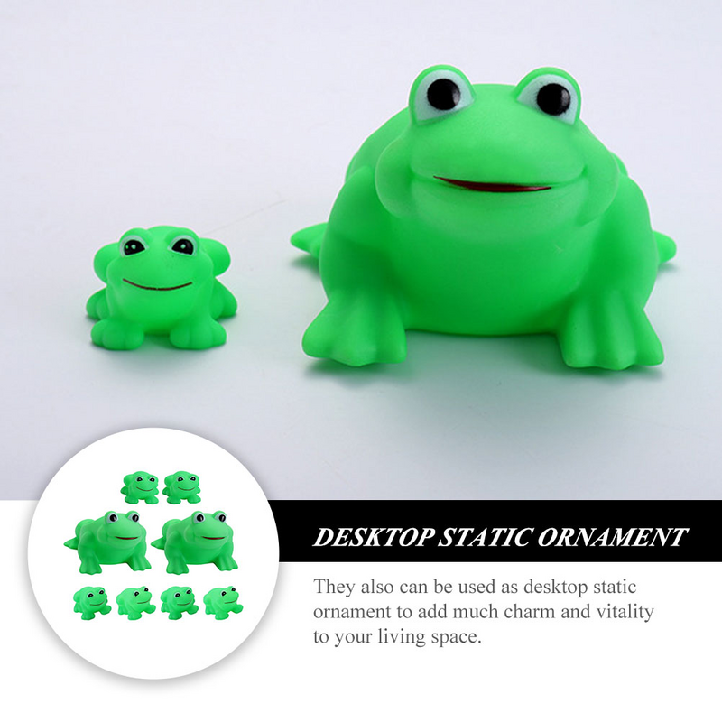 Adorable Squeeze Toy Interesting Vinyl Shower Cartoon Frogs Designed Plaything Toys