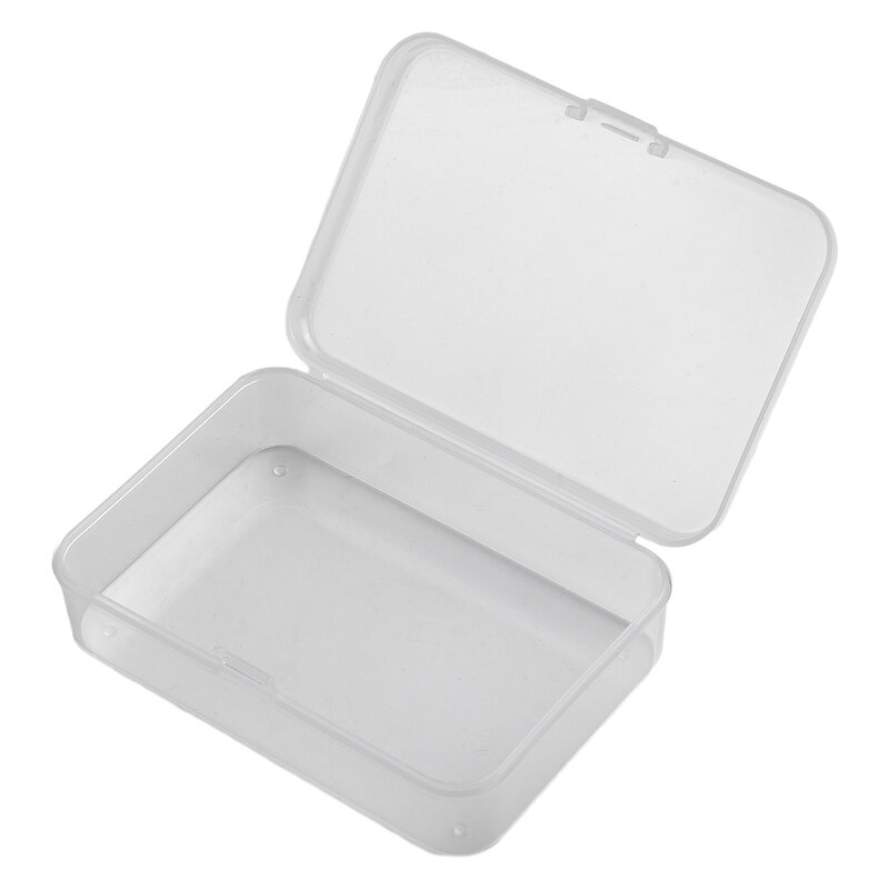 Прозрачная пластиковая коробка для поделок, органайзер для хранения ювелирных изделий, 5 шт., прочный контейнер для хранения