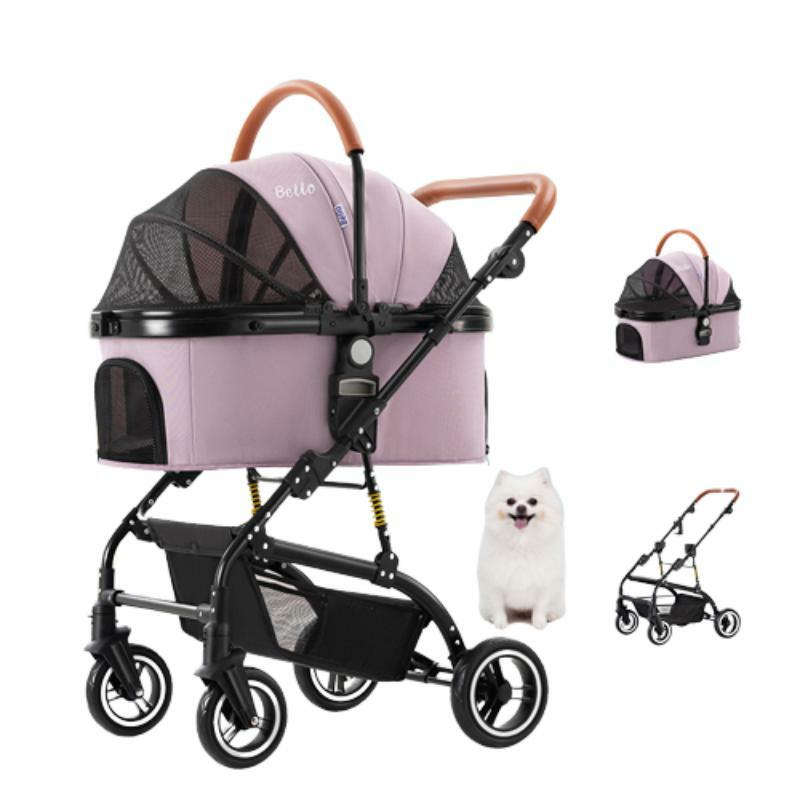 Bello Pet Strollers Outgoing Manufacture Pet Stroller Dog Traveling Stroller for Dogs to Car Trunk