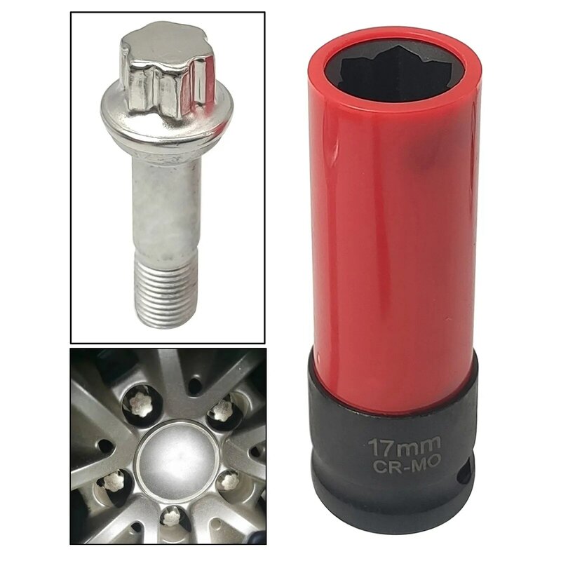 17-mm-Steckschlüssel zum Entfernen der Universal-Rad sicherungs mutter für Reparatur werkzeuge für Diebstahls icherungs schlüssel der Serie Benz Benz