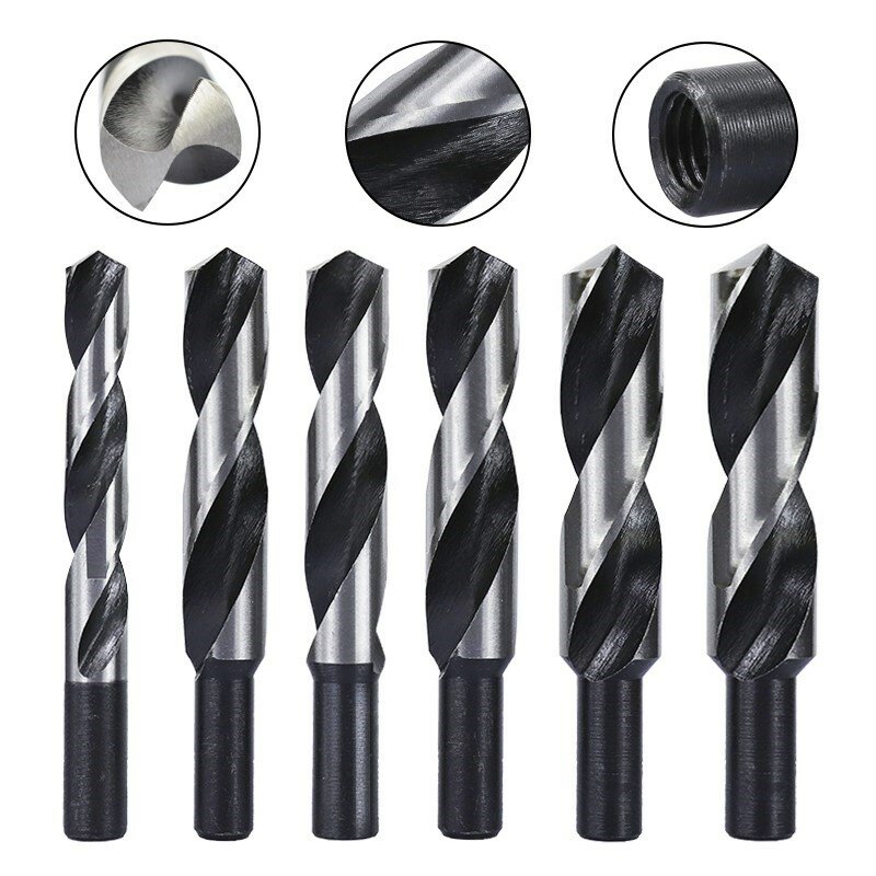 CMCP Reduced Shank HSS Twist Drill Bit 14/16/18/20/22/25mm Core Drill Bit Hole Cutter For Woodworking Drills