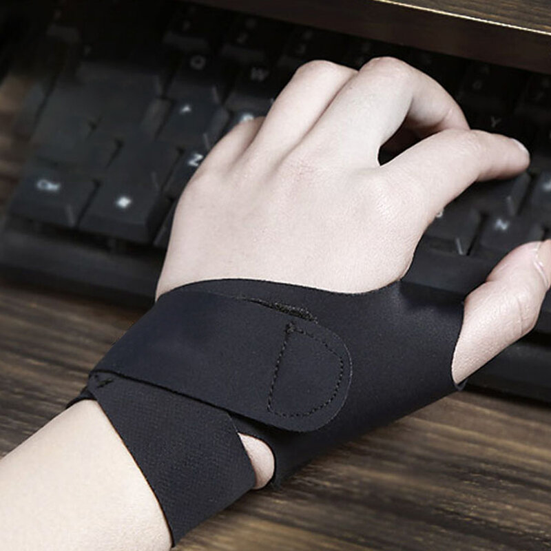 1 PC Wrist Thumb Brace Ultra-thin Compression Wrist Straps Thumb Support for Tendonitis, Tenosynovitis, Carpal Tunnel Arthritis