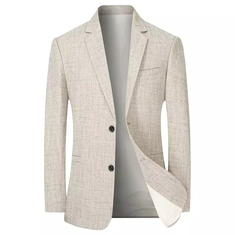 Men Thin Suit Blazers Jackets Business Casual Suit Designer Coats New Spring Summer Formal Wear Slim Fit Blazers Jackets Size 4X