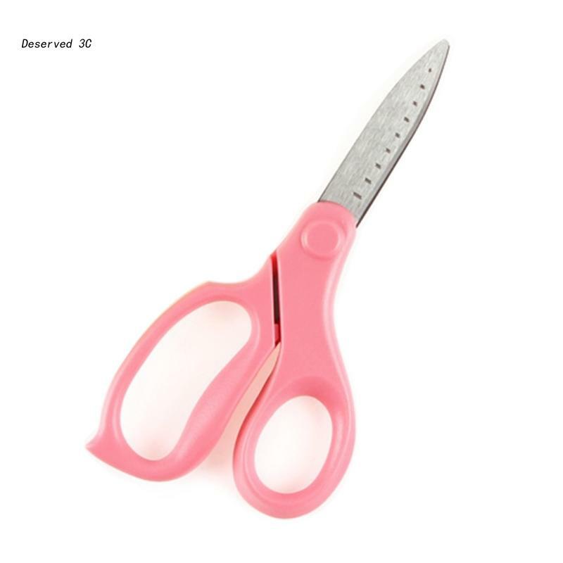 R9CB Left/Right Handed Safety Scissor Comfortable Grip for Card Making Scrapbooking