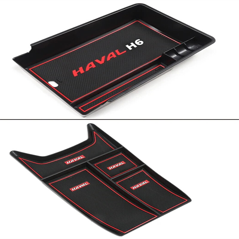 For Haval H6 3rd Gen 2021 2022 2023 DHT-PHEV Car Armrest Storage Box Center Console Glove Tray Organizer Car Accessories