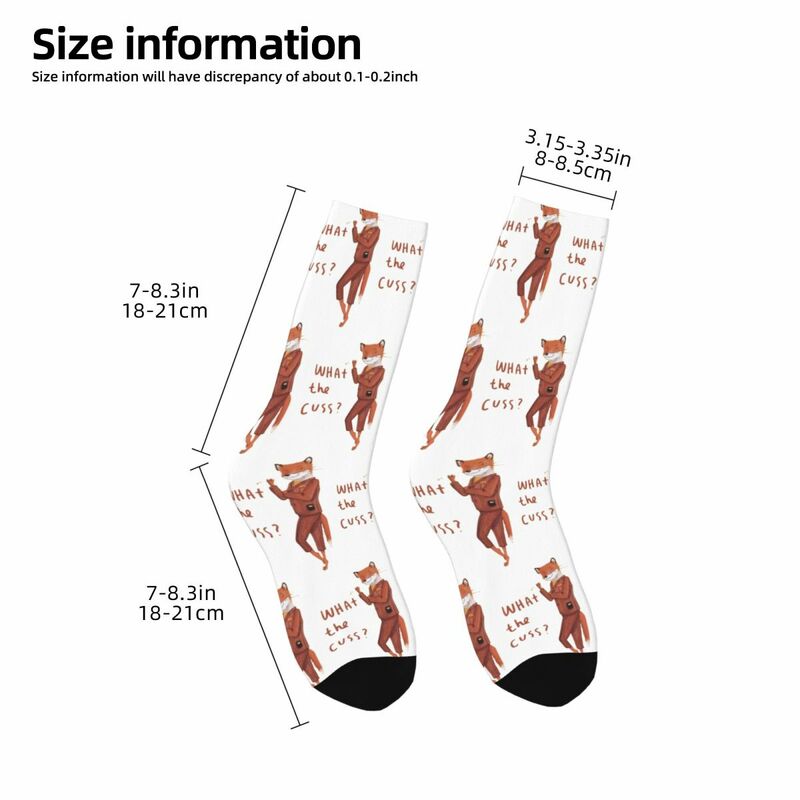 Носки фантастические Mr Fox, высококачественные чулки в стиле Харадзюку, всесезонные длинные носки, аксессуары для подарка на день рождения унисекс