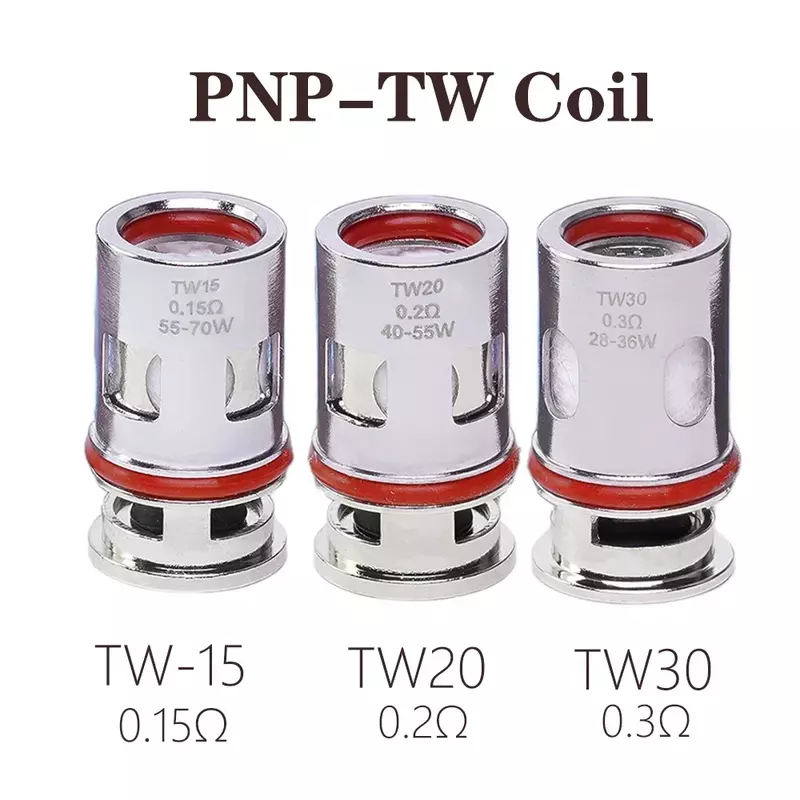 OEM คอยล์ PNP 5ชิ้น TW15 0.15ohm TW30 TW20คอยล์จุดเดียวสำหรับลาก S X Argus Pro H80S E60ลากชุด PNP Vinci pods