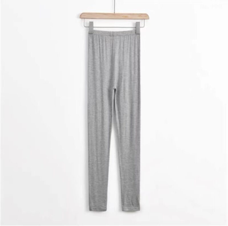 Modal leggings feminino verão seção fina ajuste fino e fino exterior usar calças de primavera e outono casual nove pontos calças