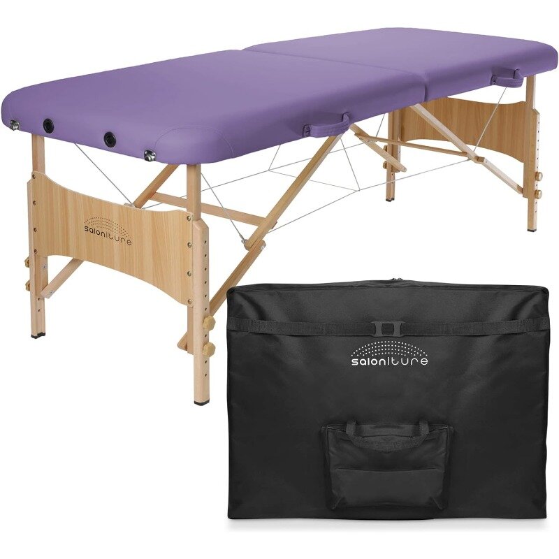 Saloniture-Mesa portátil dobrável massagem, creme básico