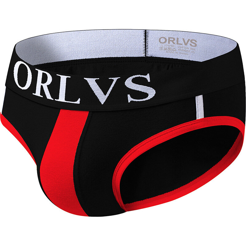 ORLVS-Roupa interior confortável para homens, shorts sexy, cuecas esportivas, tendência da moda, OR01