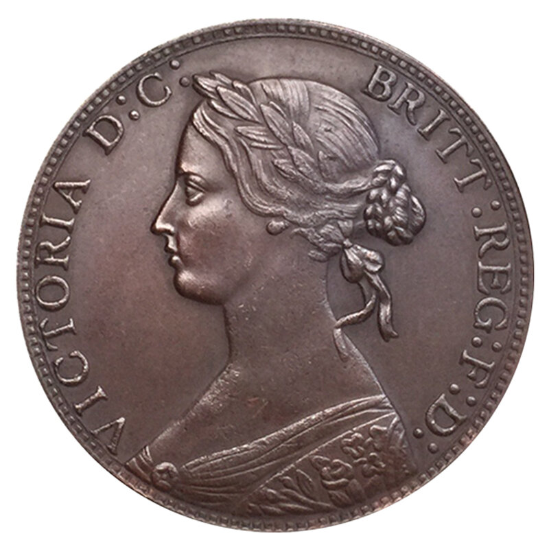 Cavaleiro britânico Moeda de Bolso Comemorativa, Fun Crown Couple Art Coin, Implantação de boate, Boa sorte, Bolsa de presente, Luxo 1862