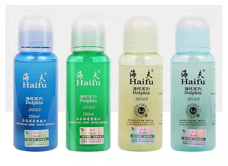 HaiFu-pegamento orgánico adhesivo para tenis de mesa, botella única para hoja de raqueta, 250ML