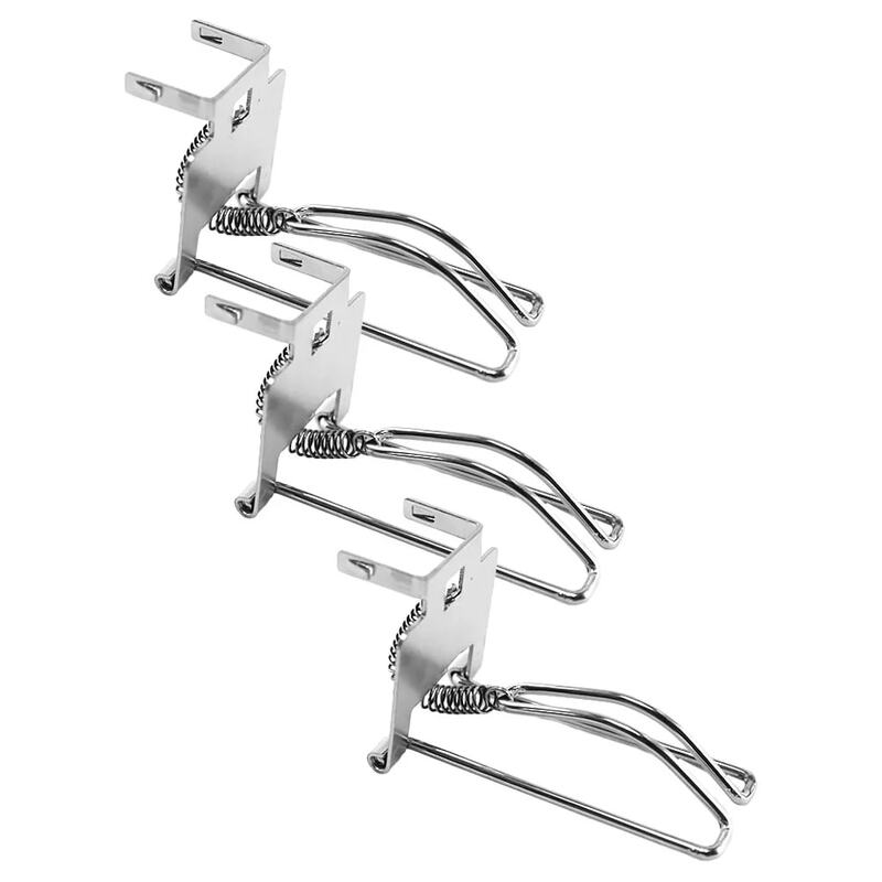 3pcs Iron Cash Drawer Clips Money Drawer Replacement Clip Cash Drawer Tray Fixing Clips