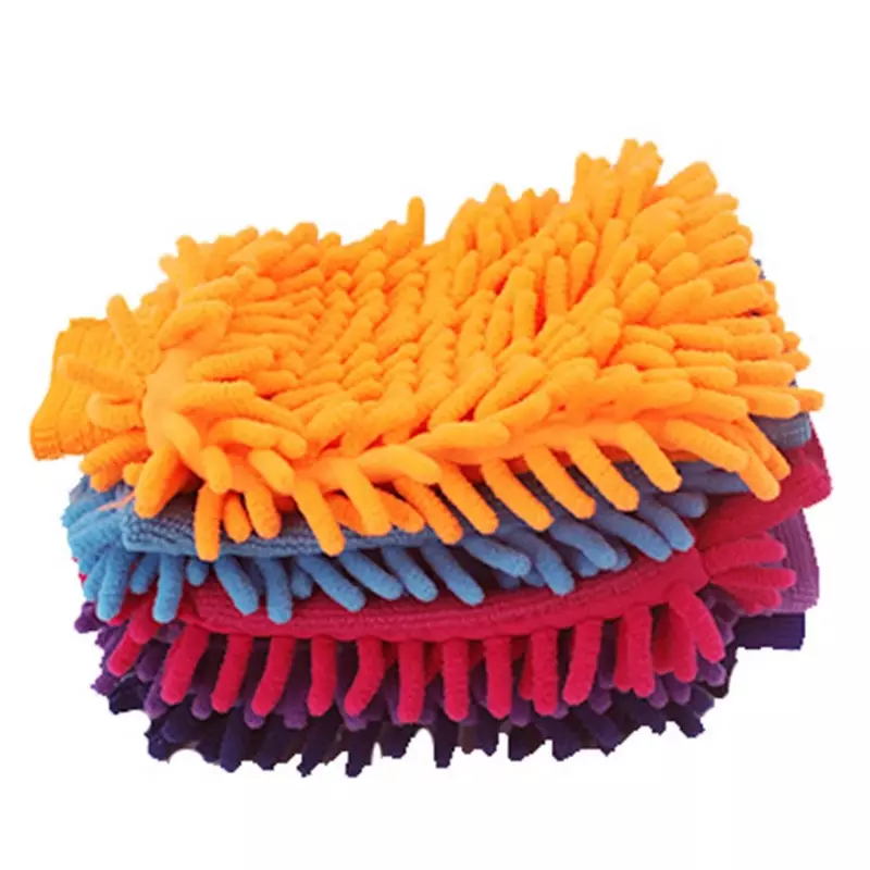 Strumento per la pulizia dell'auto salviette bifacciali salviette bifacciali accessori in pile corallo spesso asciugamano per la pulizia rondella antipolvere lavaggio atv