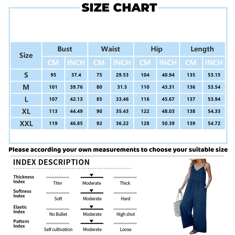 Wide Leg Jumpsuits For Women Solid Color Sleeveless Baggy Casual Jumpsuits Summer Casual Flowy Loose Spaghetti Strap Jumpsuits