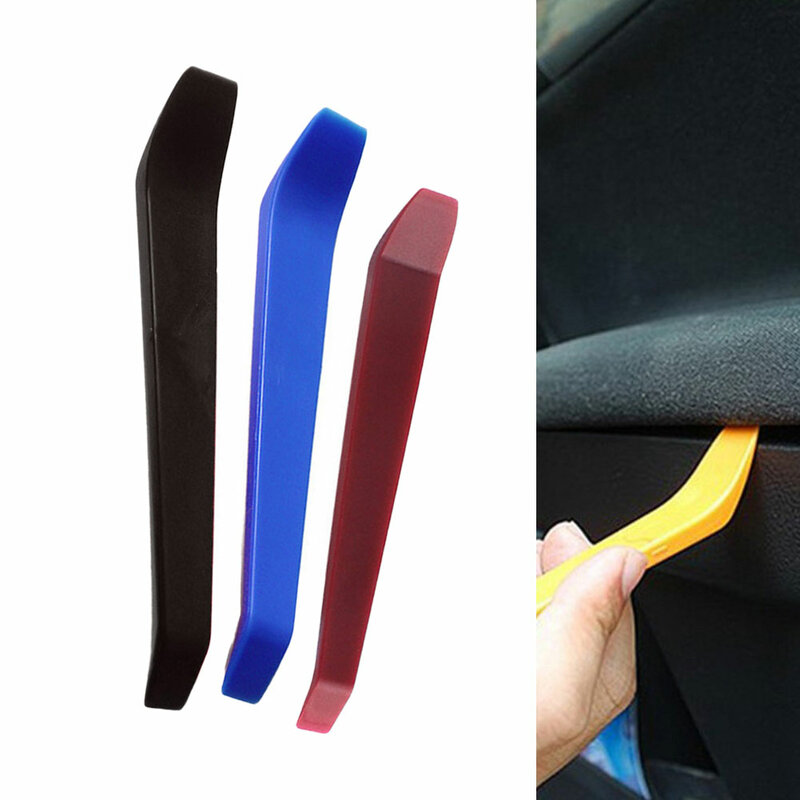 Heavy duty Car Door Trim Panel Tool Installer Tool for Car Door Clip Panel Crowbar Removal, Suitable for All Vehicles