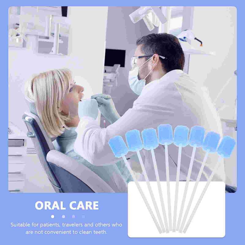 Makeup Makeup Cleaners Oral Care Swabs Disposable Mouth Swabs Tooth Cleaning Dental Makeup Cleaners Swabsticks Unconscious