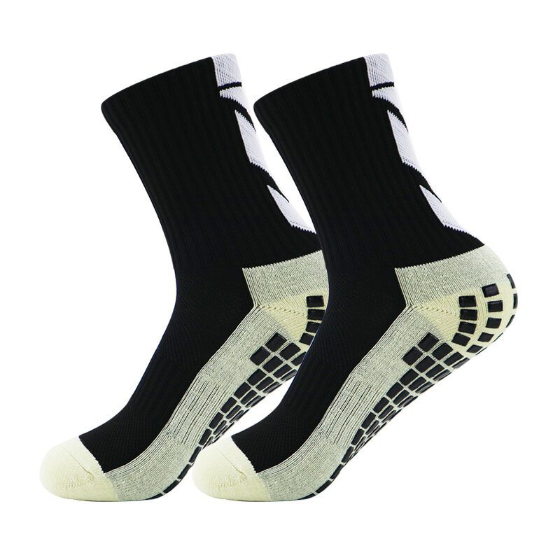Нескользящие всасывающие Нескользящие хлопковые спортивные носки для футбола нескользящие носки для езды на велосипеде бега езды