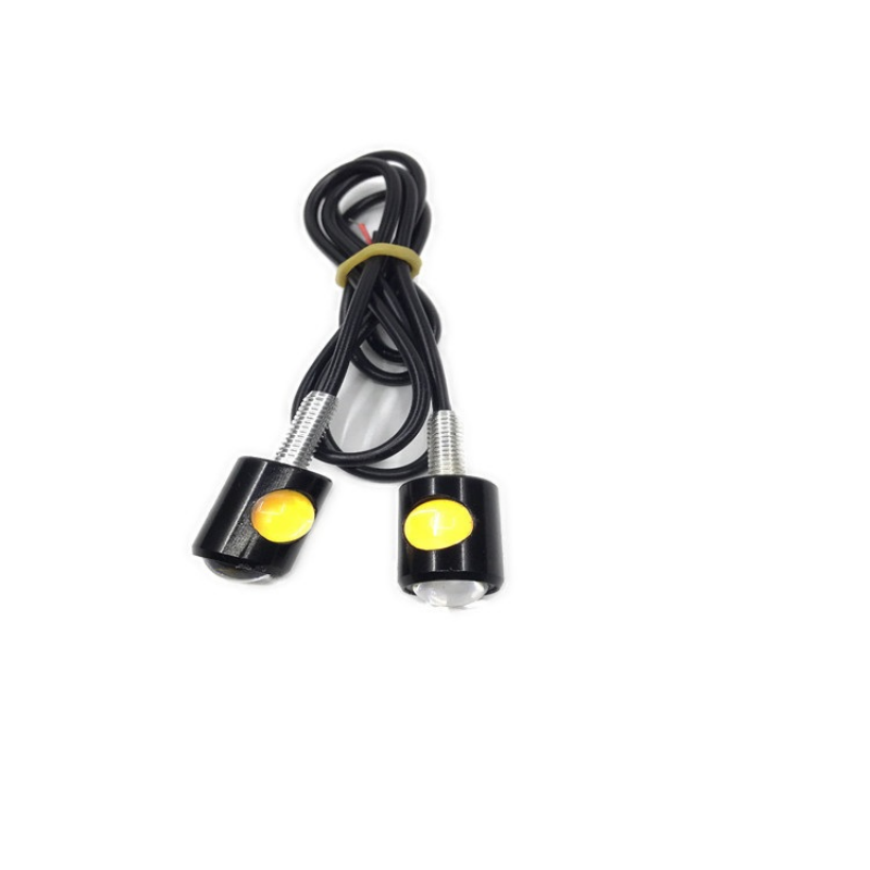2Pcs Motorfiets Kentekenverlichting 12V Led Auto Staart Lamp Lens High Power Schroef Bolt Lampen Lampen Bron motor Accessoires