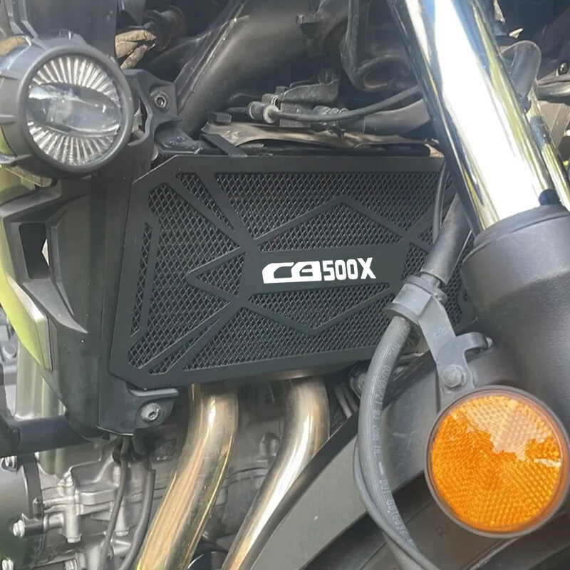 شبكة رادياتير الدراجات النارية ، واقي غطاء شواء للحماية لهوندا CB500X CB 400X 500X 500X 400F-، من من من ومن ومن ومن ومن ومن ومن ومن ومن