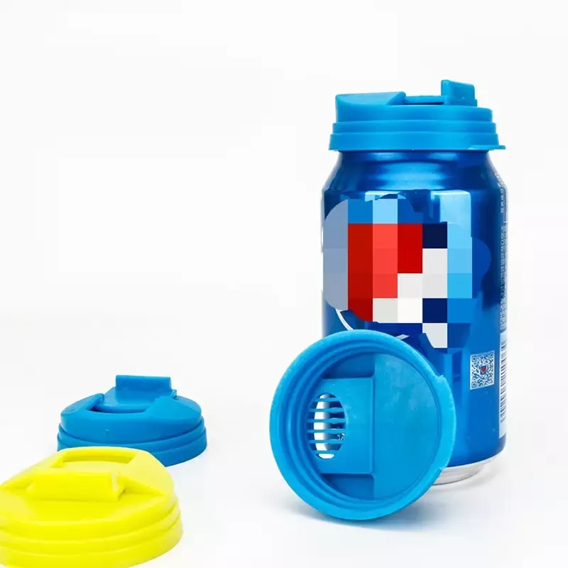 A lata de soda tampa reutilizável da lata da tampa à prova de vazamento gadgets de praia para refrigerantes da energia das bebidas alcoólicas da cerveja