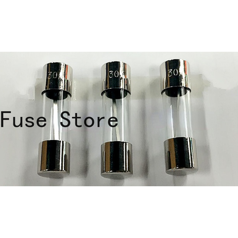 5 tubes fusibles en verre 5ag, 10x38mm, 1A 2A 3A 5A 10A 15A 20A 30A 32V