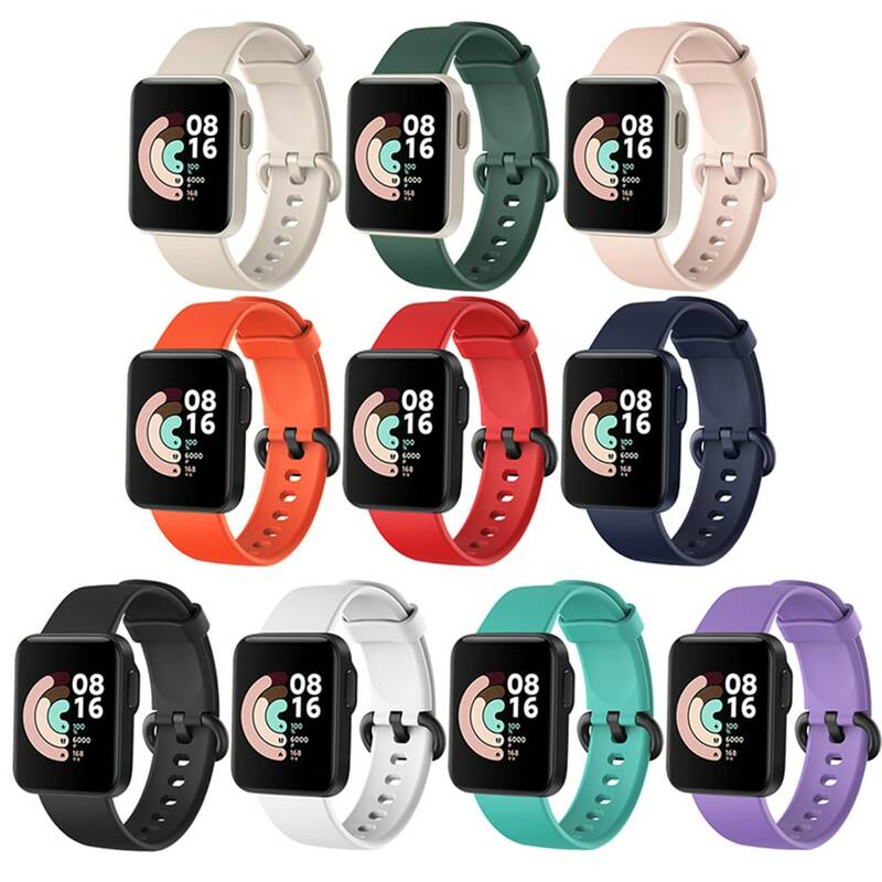 Tali silikon untuk Xiaomi Mi Watch Lite, tali silikon gelang pengganti gelang jam olahraga untuk Mi Watch Lite Redmi Correa