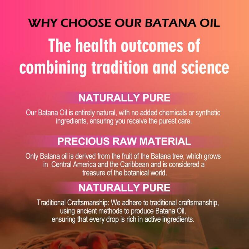 Batana Oil 100% Pure for Women Natural Hair Regrowth and Baldness Treatment Reduces Hair Loss