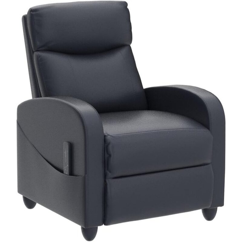 Liegestuhl Massage Liegen für Erwachsene, bequeme PU Leder Liege sofa verstellbare Heimkino Sitz Lounge mit